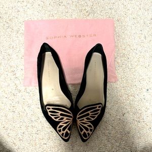 Sofia Webster Bibi butterfly flats sz 7
